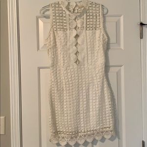 White Victoria and Sophia Lace Dress Size M